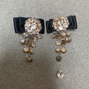 Dolce and Gabbana clip on earrings